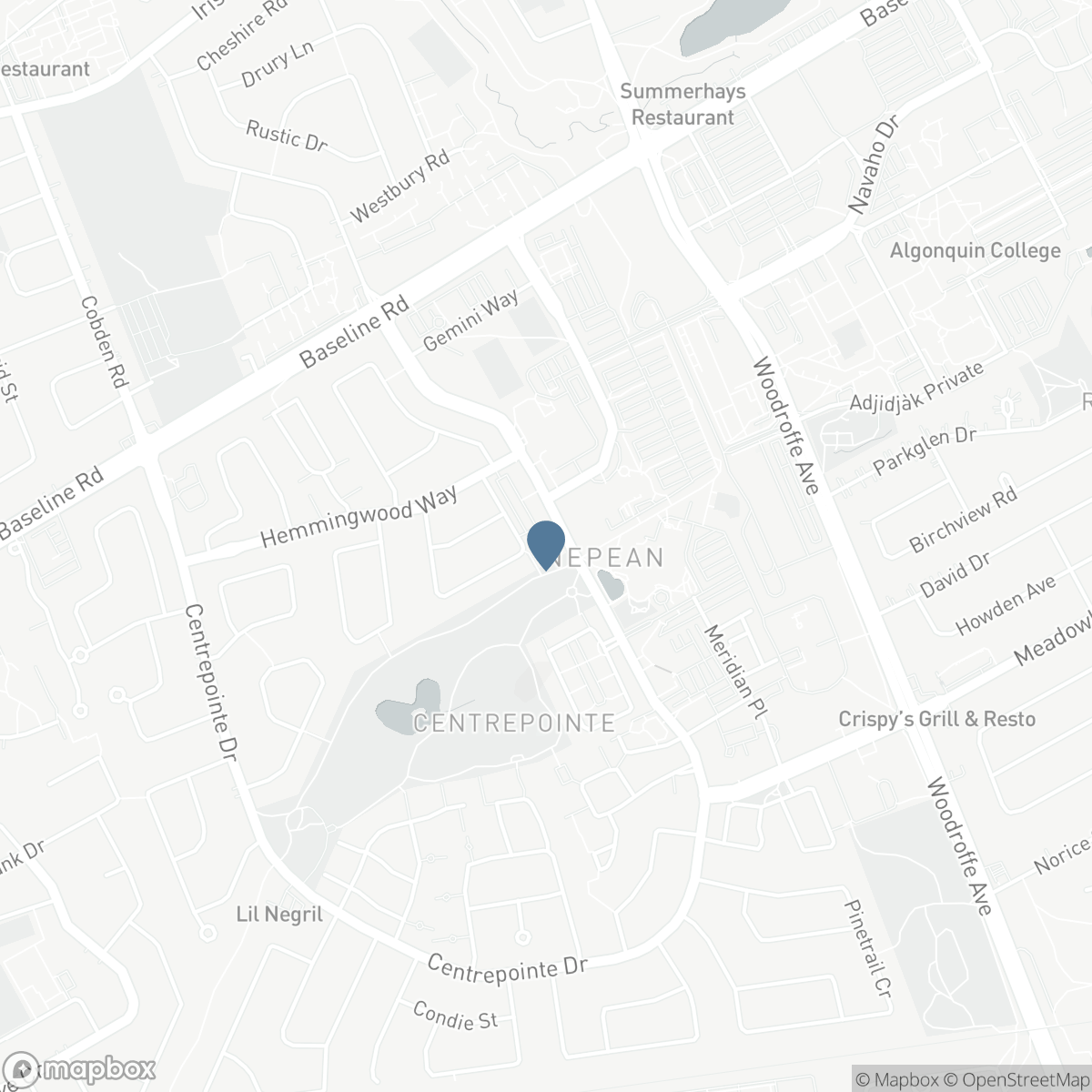 F - 112 CENTREPOINTE DRIVE, Ottawa, Ontario K2G 6K3